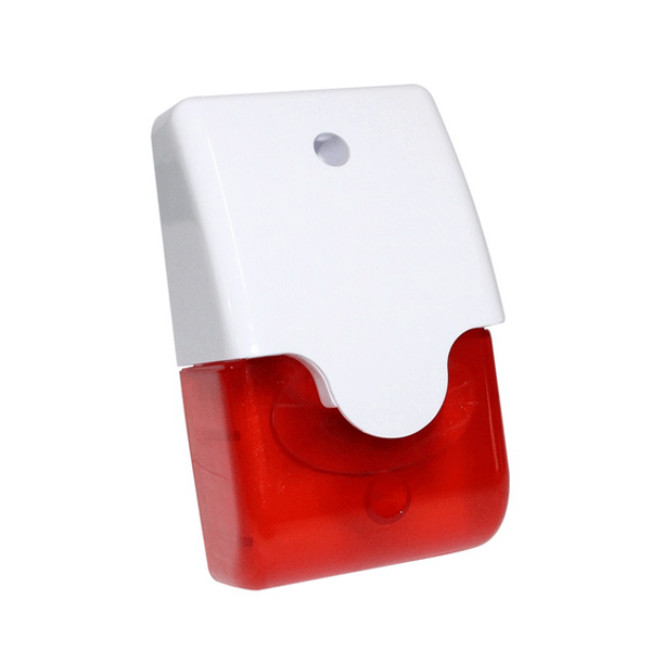 OEM SP-50L Σειρηνά ηλεκτρονική εσωτερική κόκκινη με ενσωματωμένο φλας & 4 λαμπάκια