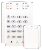 PARADOX K10V Πληκτρολόγιο κάθετο 10 ζωνών με LED