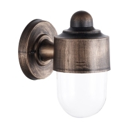 ADELEQ 9-9271 ΑΠΛΙΚΑ PC ΚΥΛΙΝΔΡΟΣ DOWN Φ97mm h19cm ΝΤΟΥΙ Ε27 IP44 ΡΟΥΣΤΙΚ