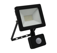 ADELEQ 3-3902011 ΠΡΟΒΟΛΕΑΣ LED SMD 20W ΜΕ ΑΝΙΧΝΕΥΤΗ ΚΙΝΗΣ.4100K IP65 ΜΑΥΡΟΣ