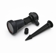 ADELEQ 3-10171 ΦΩΤΙΣΤΙΚΟ ΚΗΠΟΥ PC ΚΑΡΦΩΤΟ ΝΤΟΥΪ GU10 IP54 ΜΑΥΡΟ