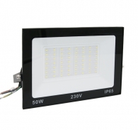 ADELEQ 3-385010 ΠΡΟΒΟΛΕΑΣ LED-SMD 50W 230V 6200K IP65 ΜΑΥΡΟΣ