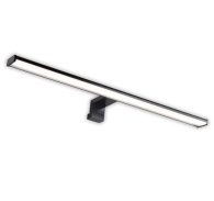 ADELEQ 3-801511 ΦΩΤΙΣΤΙΚΟ LED ΛΟΥΤΡΟΥ ΑΛΟΥΜΙΝ.&PC 80cm 15W IP44 4000K ΜΑΥΡΟ