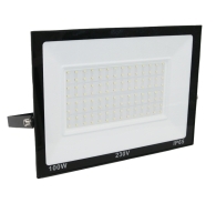 ADELEQ 3-38010010 ΠΡΟΒΟΛΕΑΣ LED-SMD 100W 230V 6200K IP65 ΜΑΥΡΟΣ