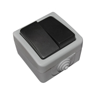 ADELEQ 13-14501221 ΔΙΑΚΟΠΤHΣ ΕΞΩΤΕΡΙΚΟΣ ΣΤΕΓΑΝΟΣ IP44 10A ΚΟΜΙΤΑΤΕΡ ΓΚΡΙ