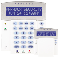 PARADOX K32LX 3PA.LX.K32.862 χαρακτήρων LCD πληκτρολόγιο με ενσωματωμένο πομποδέκτη