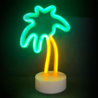 , 34 NEON LED    (3xAA)/USB,  & , IP20, 17x10x26cm