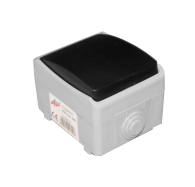 ADELEQ 13-13501213 ΜΠΟΥΤΟΝ ΕΞΩΤΕΡΙΚΟ ΣΤΕΓΑΝΟ IP44 16A ΚΩΔ.ΓΚΡΙ