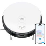 TP-LINK TAPO RV20 Max White V1 5300Pa Suction MagSlim™ LiDAR Navigation Robot Vacuum and Mop