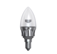 ADELEQ 13-1405100-S LED ΛΑΜΠΑ ΚΕΡΑΚΙ ΑΣΗΜΙ ΑΛΟΥΜΙΝΙΟ ΔΙΑΦΑΝΟ Ε14 5W  ΘΕΡΜΟ