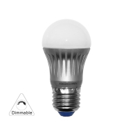 ADELEQ 13-271509 LED ΛΑΜΠΑ ΣΦΑΙΡΙΚΟ ΑΣΗΜΙ ΑΛΟΥΜΙΝ Ε27 5W ΝΤΙΜΑΡΙΖΟΜΕΝΟ ΨΥΧΡΟ