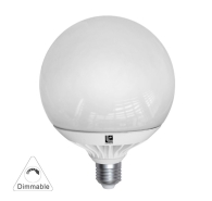 ADELEQ 13-271201509 LED ΛΑΜΠΑ GLOBE Φ125 ΑΛΟΥΜΙΝΙΟ E27 15W ΝΤΙΜΑΡΙΖΟΜΕΝΟ ΨΥΧΡΟ