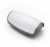 ADELEQ 21-01216 LED ΑΠΛΙΚΑ PC 12W 4000K IP65 ΓΚΡΙ