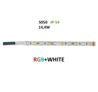 ADELEQ 30-342419019 ΤΑΙΝΙΑ LED 5m 24VDC 14.4W/m 60LED RGB & ΛΕΥΚΟ 4000K IP54