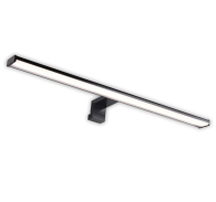 ADELEQ 3-801511 ΦΩΤΙΣΤΙΚΟ LED ΛΟΥΤΡΟΥ ΑΛΟΥΜΙΝ.&PC 80cm 15W IP44 4000K ΜΑΥΡΟ