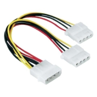 Powertech CAB-W004  ,  IDE (F)  2 x IDE (M), 20cm