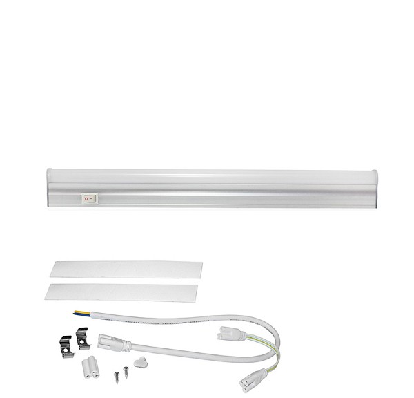 ADELEQ 3-90531 ΦΩΤ.ΚΟΥΖΙΝ.LED T5 30cm ΑΛΟΥΜΙΝ.5W 230VAC 4000K ΑΒΑΦΟ ΑΛΟΥΜ