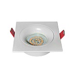ADELEQ 21-460110 ΣΠΟΤ(WL-46011)MR16 ΑΛΟΥΜ.ΤΕΤΡΑΓΩΝΟ ΚΟΙΛΟ ΣΤΑΘΕΡΟ ΛΕΥΚΟ