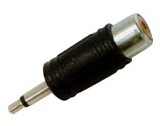 ADAPTOR 2.5mm² MONO/RCA ΘΗΛ. EA2011
