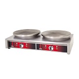 Ηλεκτρική Κρεπιέρα DRNKRPE-2  2 x φ40, διπλή, 85x45xΥ20cm, 6000W, DRN