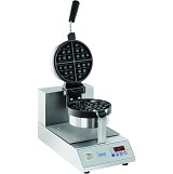 Επαγγελματική Βαφλιέρα, 2400W, πλάκα φ20cm, ανατρεπόμενη, IWB-1R KARAMCO