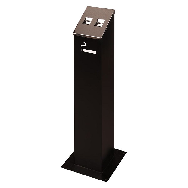 ASC-40.30.045Σταχτοδοχείο Δαπέδου, 18x18x75 cm, Κατάλληλο για Εξωτερικούς Χώρους