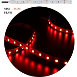 ADELEQ 30-3412902 ΤΑΙΝ.LED ΛΕΥΚΗ ΑΥΤ.1m12VDC 14.4W/m 60LED/m 5050 ΚΟΚΚΙΚ.IP20