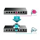 TP- LINK TL-SG108PE V5.0 8-Port Gigabit Easy Smart Switch with 4-Port PoE+