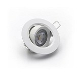ADELEQ 21-07100 LED SPOT ΨΕΥΔΟΡ.ΠΛΑΣΤΙΚΟ ΣΤΡΟΓΓΥΛΟ ΛΕΠΤΟ 7W 6300K 38' ΛΕΥΚΟ