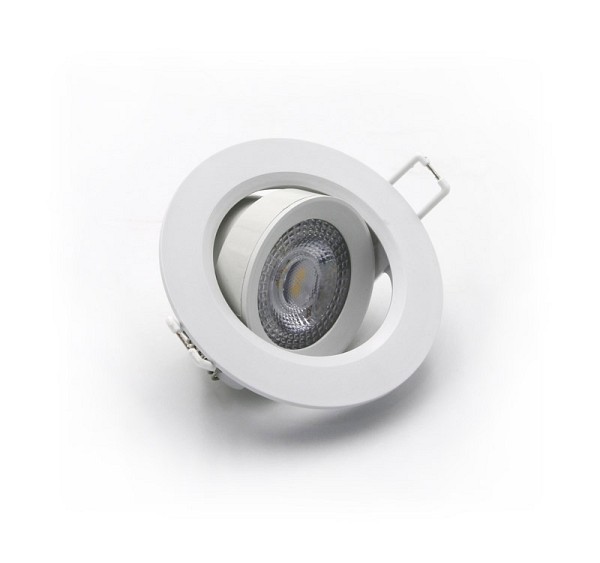 ADELEQ 21-07101 LED SPOT ΨΕΥΔΟΡ.ΠΛΑΣΤΙΚΟ ΣΤΡΟΓΓΥΛΟ ΛΕΠΤΟ 7W 4000K 38 ΛΕΥΚΟ
