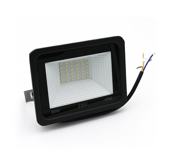 ADELEQ 3-373011 ΠΡΟΒΟΛΕΑΣ LED-SMD 30W 230V 4000K IP65 ΜΑΥΡΟΣ
