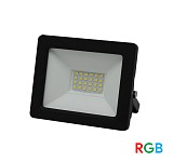 ADELEQ 3-39102499 ΠΡΟΒΟΛ.LED-SMD RGB 24VDC 10W 4ΚΑΛΩΔ.ΧΡΕΙΑΖ.CONTROL ΜΑΥΡΟΣ