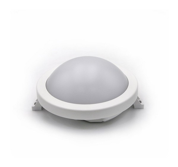 ADELEQ 21-1720610 LED ΧΕΛΩΝΑ PC ΣΤΡΟΓΓΥΛΗ Φ172mm 6W 4000K IP64 ΛΕΥΚΗ