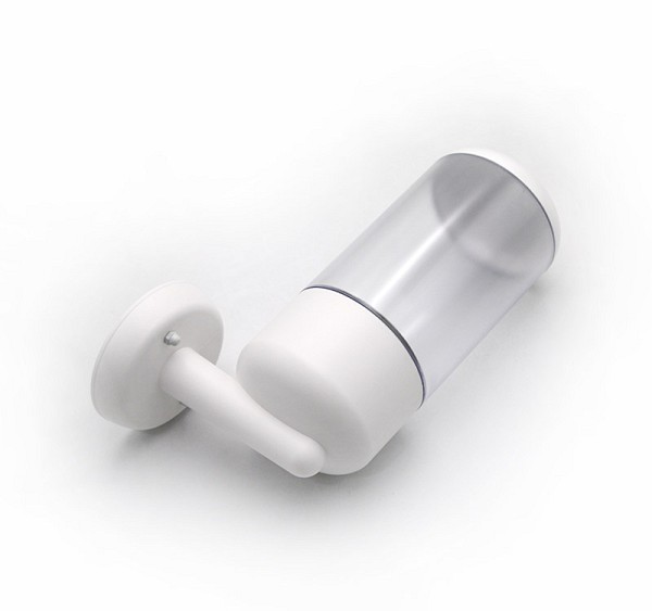 ADELEQ 9-2870 ΑΠΛΙΚΑ PC ΚΥΛΙΝΔΡΟΣ UP Φ91mm h26cm ΝΤΟΥΙ Ε27 IP44 ΛΕΥΚΗ