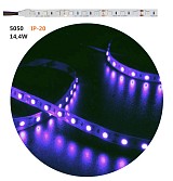 ADELEQ 30-3412901 ΤΑΙΝΙΑ LED ΛΕΥΚΗ ΑΥΤ 1m12VDC 14.4W/m 60LED/m RGB  IP20