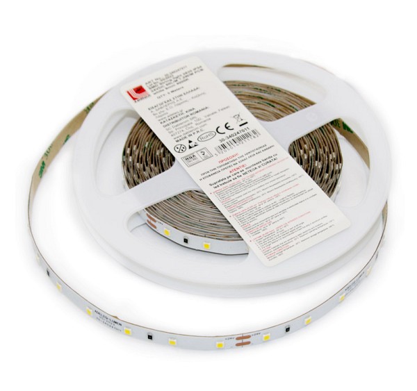 ADELEQ 30-340247011 ΤΑΙΝΙΑ LED 5m 24VDC 7.2W/m 2835 60LED/m ΛΕΥΚΟ 4000K IP54